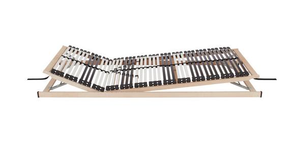Lattenrost Comfort 120x200 cm verstellbar 7 Zonen - Schwarz/Weiß, Holz (120/200cm) - Primatex