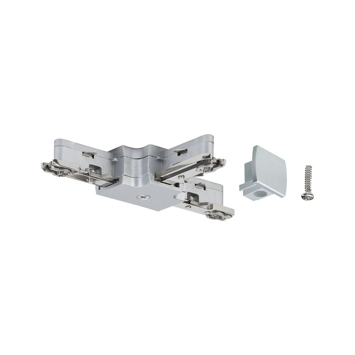 Schienensystem Urail T-Verbinder 97656 Chromfarben - Chromfarben, Design, Metall (10,4/1,8/6,2cm) - Paulmann