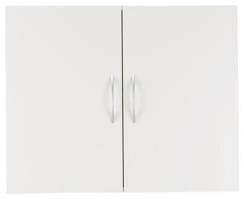 ZÁVESNÁ SKRINKA MRK - biela/hliníková, Konventionell, kompozitné drevo/plast (80/64/40cm) - Mömax