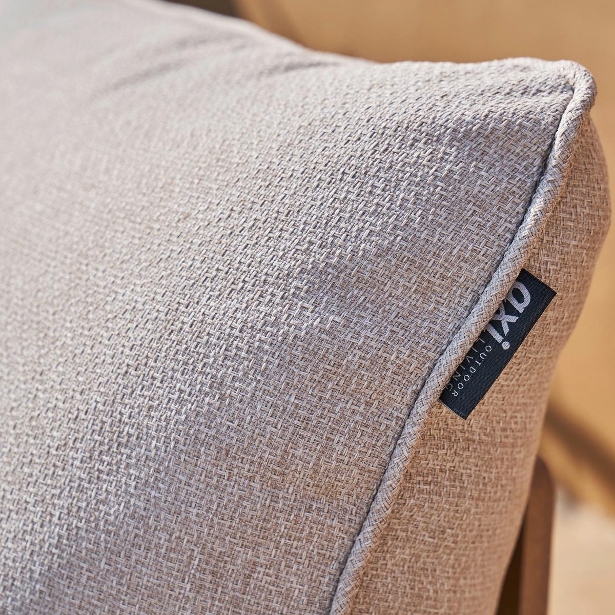 Dining-Loungeset Avery Beige - Eichefarben/Braun, Basics, Metall (290/290/68cm) - Ambia Garden