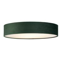 Deckenleuchte Drum 23298-3gr - Grün, Design, Textil/Metall (50/50/10cm)