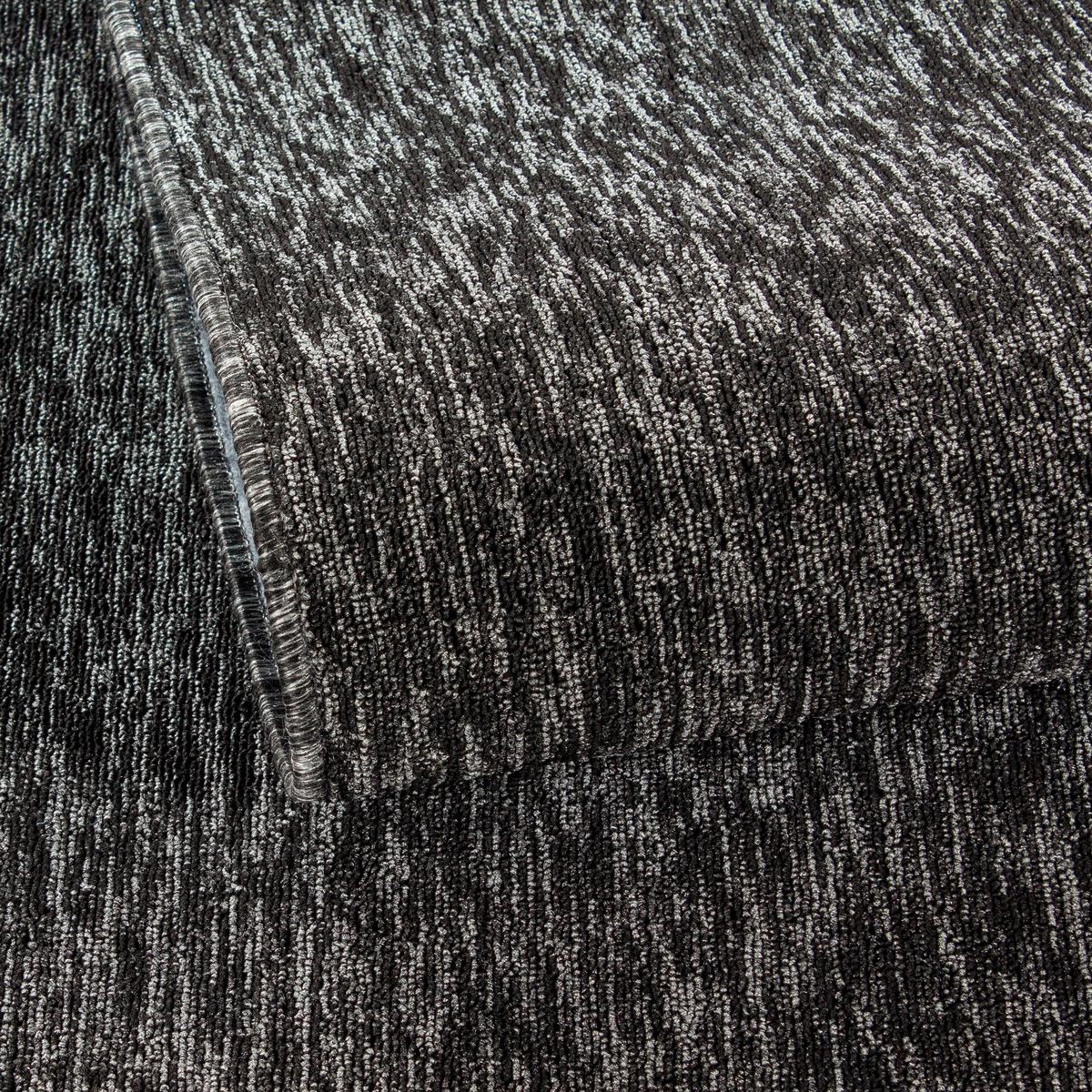 Flachwebteppich Nizza - Anthrazit, Design, Textil (160/160cm) - Novel