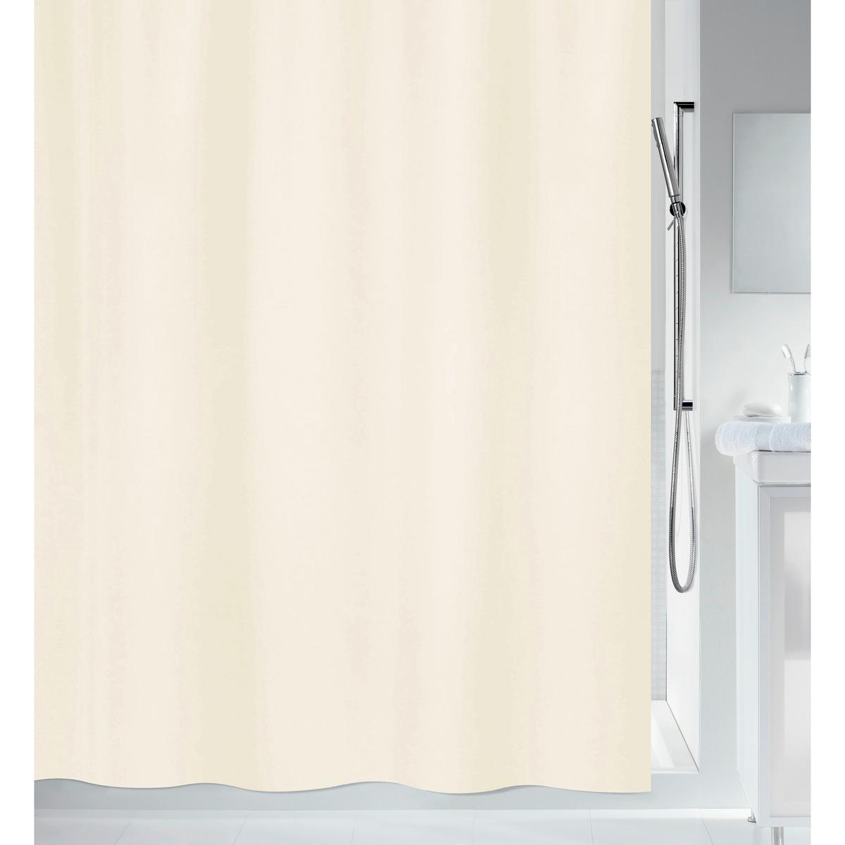 Duschvorhang Beige 180x200 cm - Beige, Basics, Textil (180/200cm) - Spirella