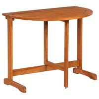 Gartentisch Klappbar Echtholz L: 90 cm - Naturfarben, KONVENTIONELL, Holz (90/72/60cm) - Gardenson