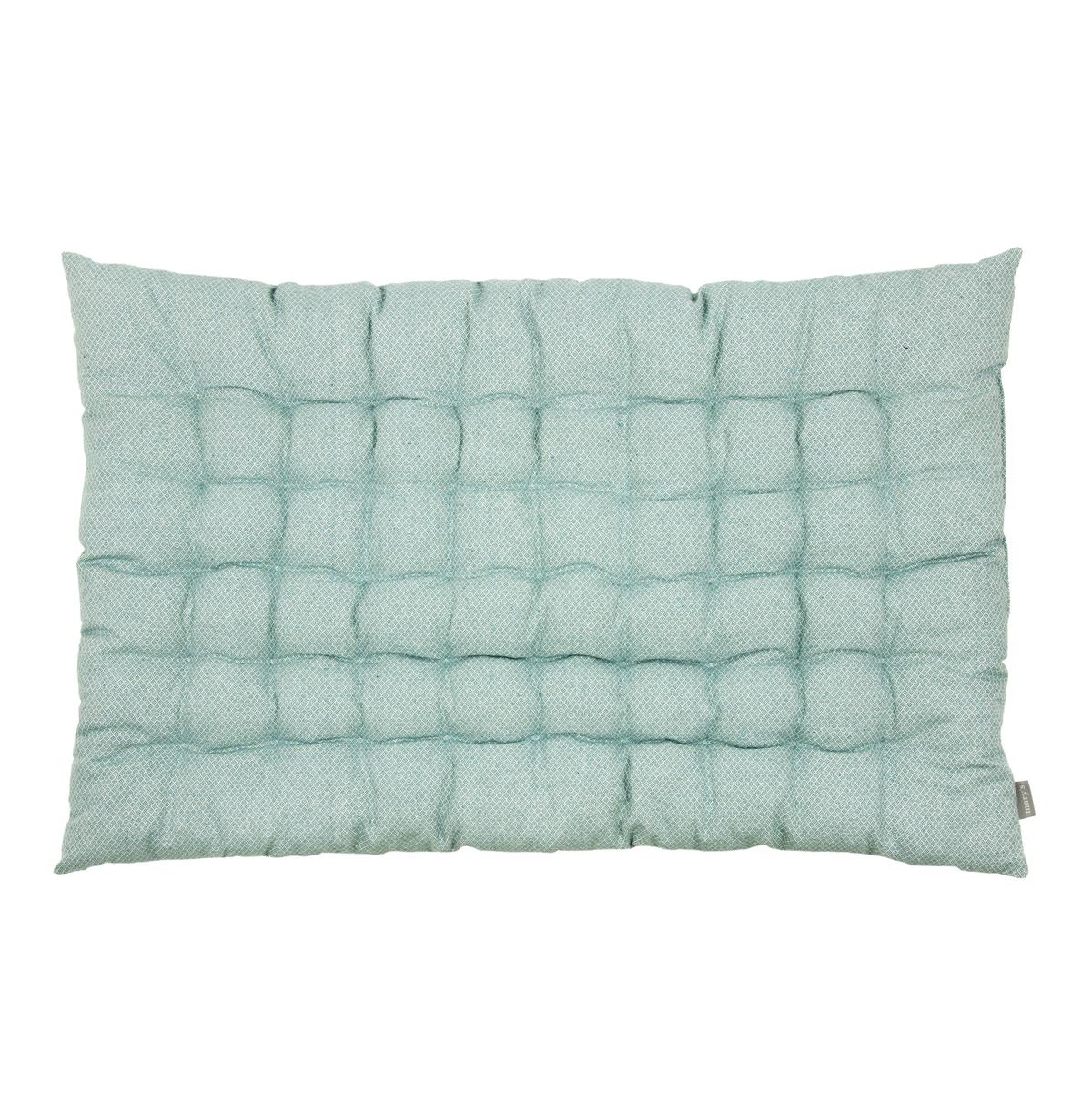 POLŠTÁŘ NA BOX DOBBY - tyrkysová, textil (60/100/7cm)