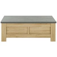 Couchtisch Couchtisch 329 - Eichefarben/Grau, MODERN, Holzwerkstoff (137/70/49cm) - MID.YOU