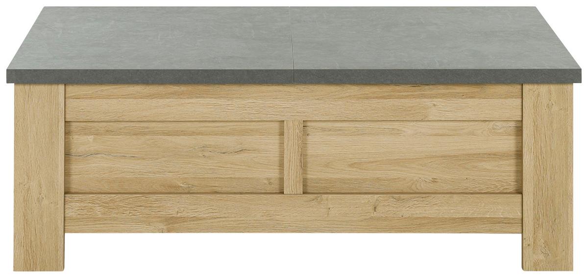 Couchtisch Couchtisch 329 - Eichefarben/Grau, MODERN, Holzwerkstoff (137/70/49cm) - MID.YOU