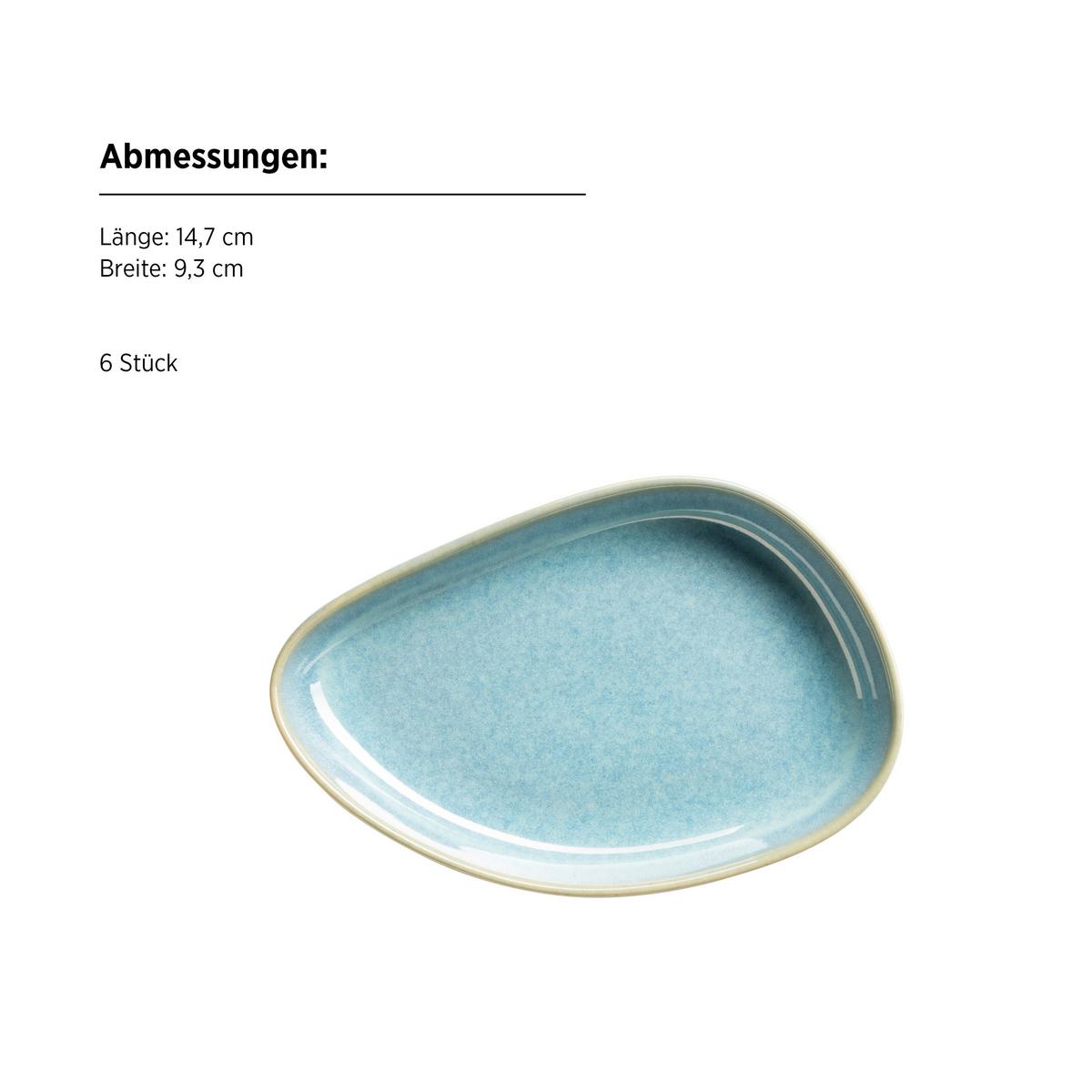 Snackschalenset Cordelia Grün, 12-Teilig - Grün, Trend, Keramik - Mäser