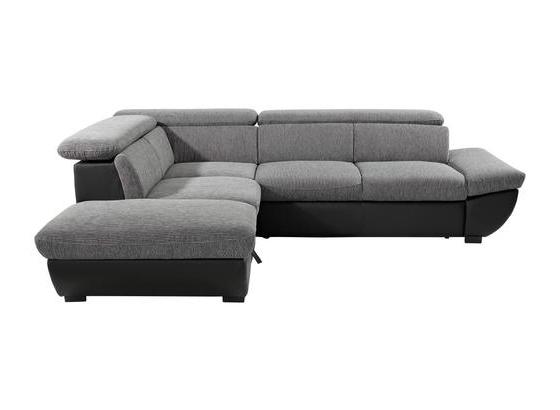 Sedacia Súprava Chance - čierna/sivá, Moderný, textil (228/270cm) Sedacia Súprava Chance - čierna/sivá, Moderný, textil (228/270cm)