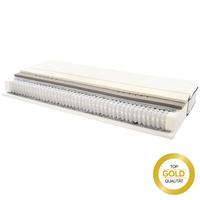 Latexmatratze Ozano 90x200cm, Extrafest - Weiß, Textil (90/200cm) - Sembella