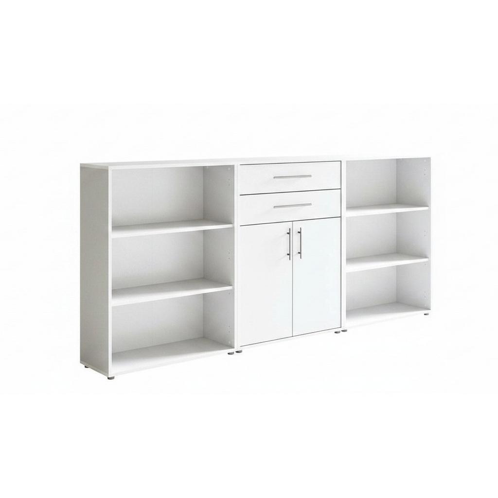 Aktenschrank Office Edition Weiß B: 253,2cm