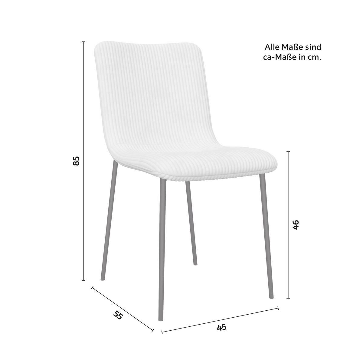 Židle AMY béžová - černá/béžová, Moderní, kov/dřevo (45/85/55cm) - Bessagi Home