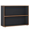 Regal Salia Anthrazit, Eiche B: 100 cm - Honigeiche/Anthrazit, Design, Holzwerkstoff (100/74/33cm) - MID.YOU
