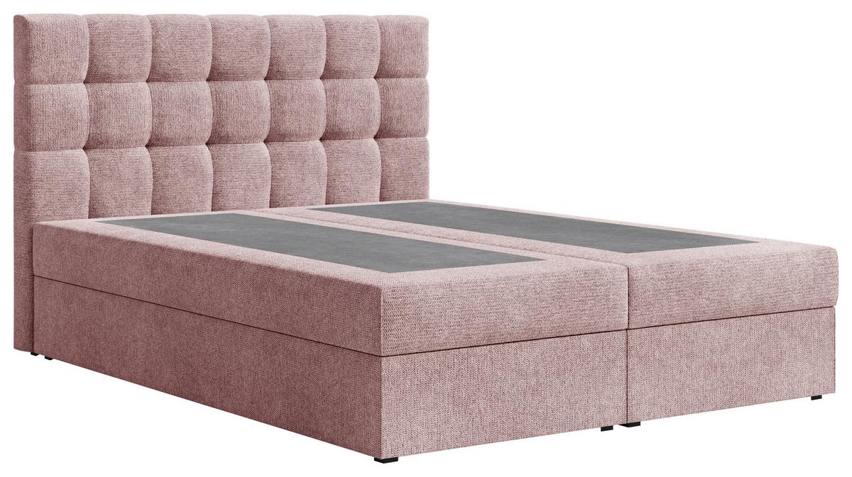 BOXBETT Oslo Kupferfarben 180x200cm - Schwarz/Kupferfarben, MODERN, Holz/Kunststoff (180/200cm) - MID.YOU