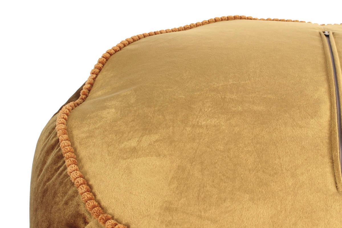 Pouf Taj Mahal Braun - Braun, Basics, Textil (65/35cm)