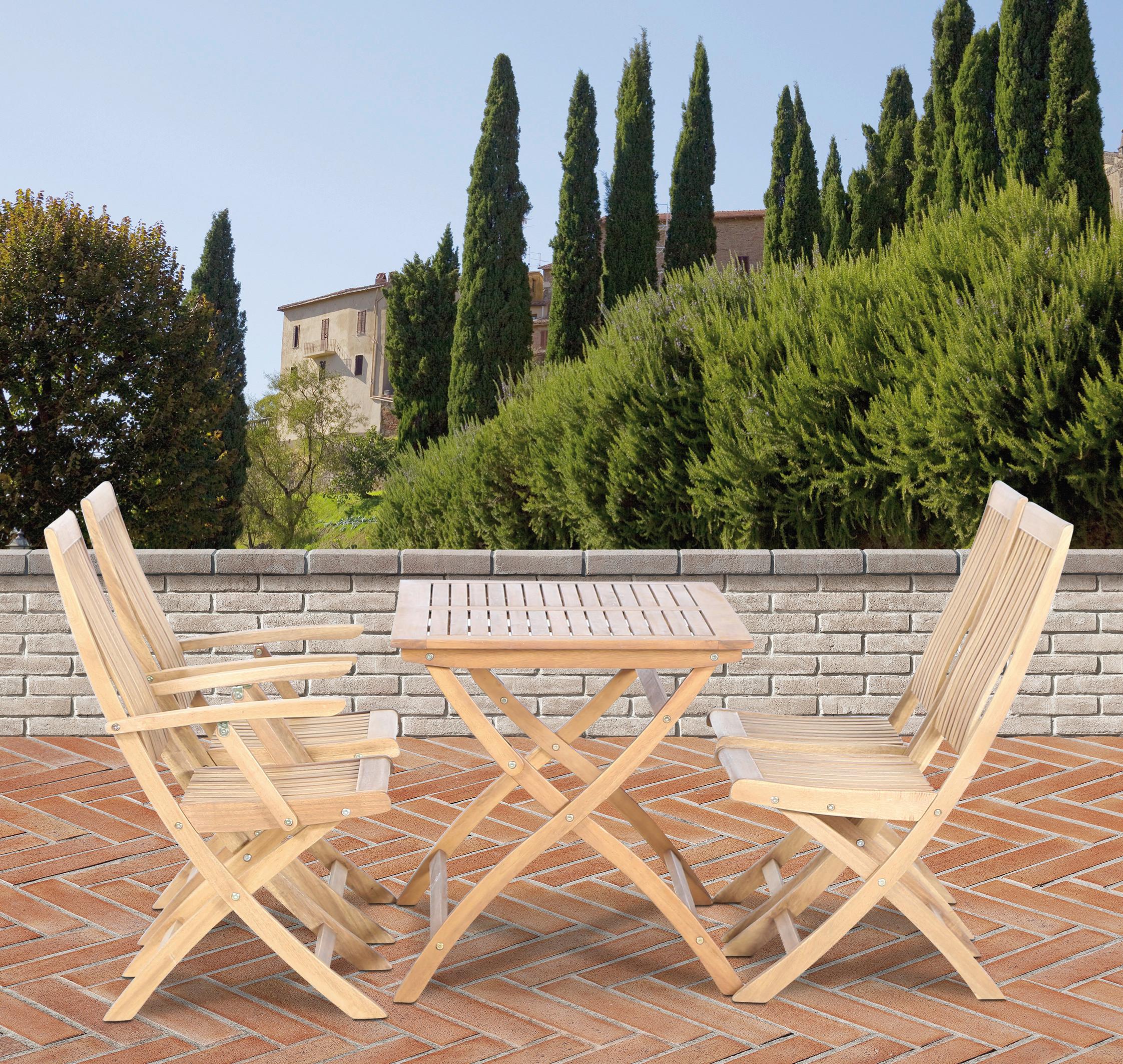 Gartentisch Klappbar Akazienholz L 70 Cm