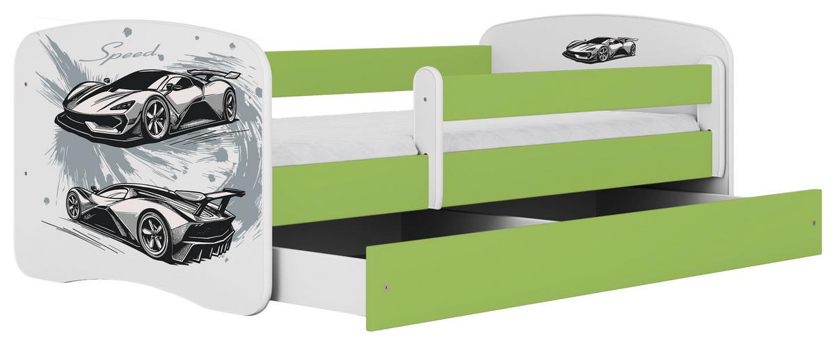 Kinder-/Juniorbett Babydreams Inkl. Matratze 80x160 - Birkefarben/Weiß, MODERN, Holz/Holzwerkstoff (80/160cm) - MID.YOU