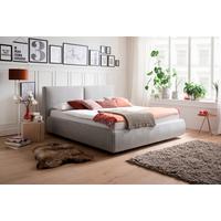 Polsterbett Atesio 180x200cm Hellgrau - Hellgrau, MODERN, Textil (180/200cm) - Livetastic