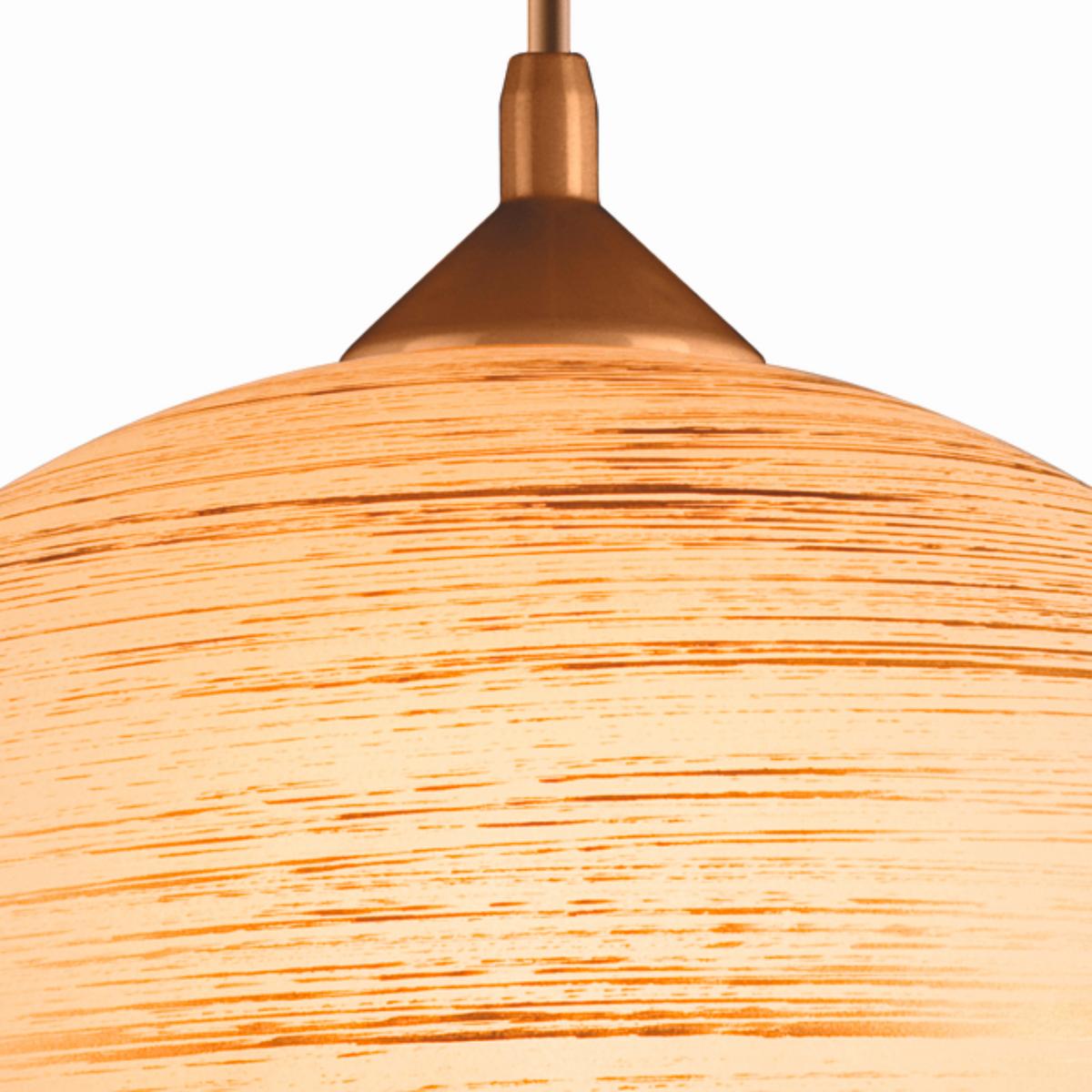 Pendelleuchte Goldfarben D: 30 cm - Goldfarben, Basics, Glas/Kunststoff (30/70cm)