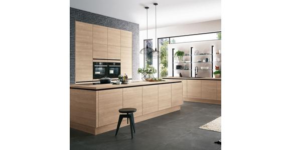 Einbauküche Riga Frei Planbar Modernes Design - Eichefarben, MODERN, Holzwerkstoff - Vertico