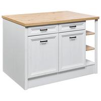 Konyhasziget Jasmin - Artisan tölgy/mandulafenyő színű, Modern, faalapú anyag (130/91/90cm)