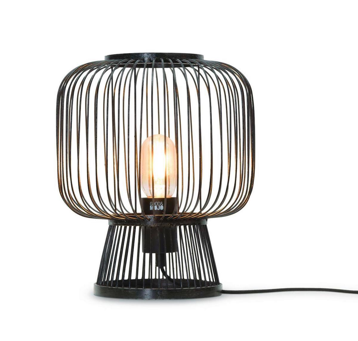 TISCHLEUCHTE CANGO/T30/B - Schwarz, Trend (26/30cm) - Good & Mojo