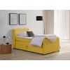 Boxspringbett Mit Bettkasten Nida 100x200 Cm Gelb - Gelb/Schwarz, MODERN, Holz/Textil (100/200cm) - MID.YOU