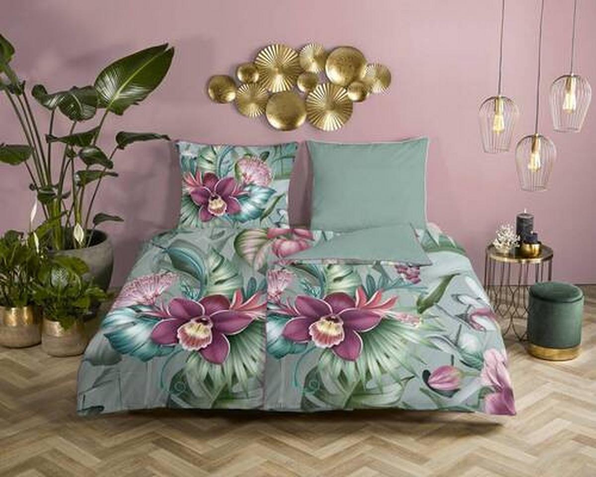 Wendebettwäsche Allison Multicolor 155x220 cm - Multicolor, Natur, Textil (155/220cm)