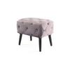TABURETKA A7QQP - čierna/sivá, Basics, kompozitné drevo/textil (40/48/60cm)