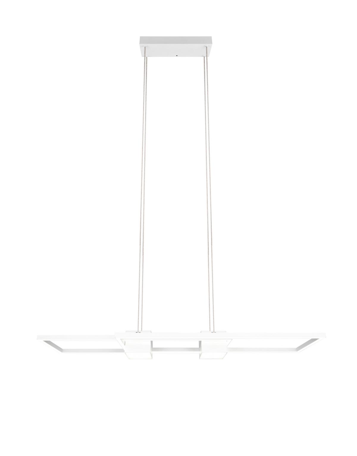Led-pendelleuchte 347710431 Albany - Weiß, Design, Metall (100/28/150cm) - Trio Leuchten