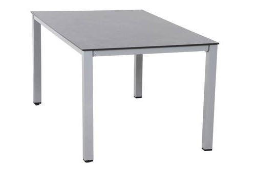 Gartentisch Metall/Kunststoff /Holzwerkstoff L 160 cm - Anthrazit/Silberfarben, KONVENTIONELL, Holzwerkstoff/Kunststoff (160/90/72cm) - Siena Garden