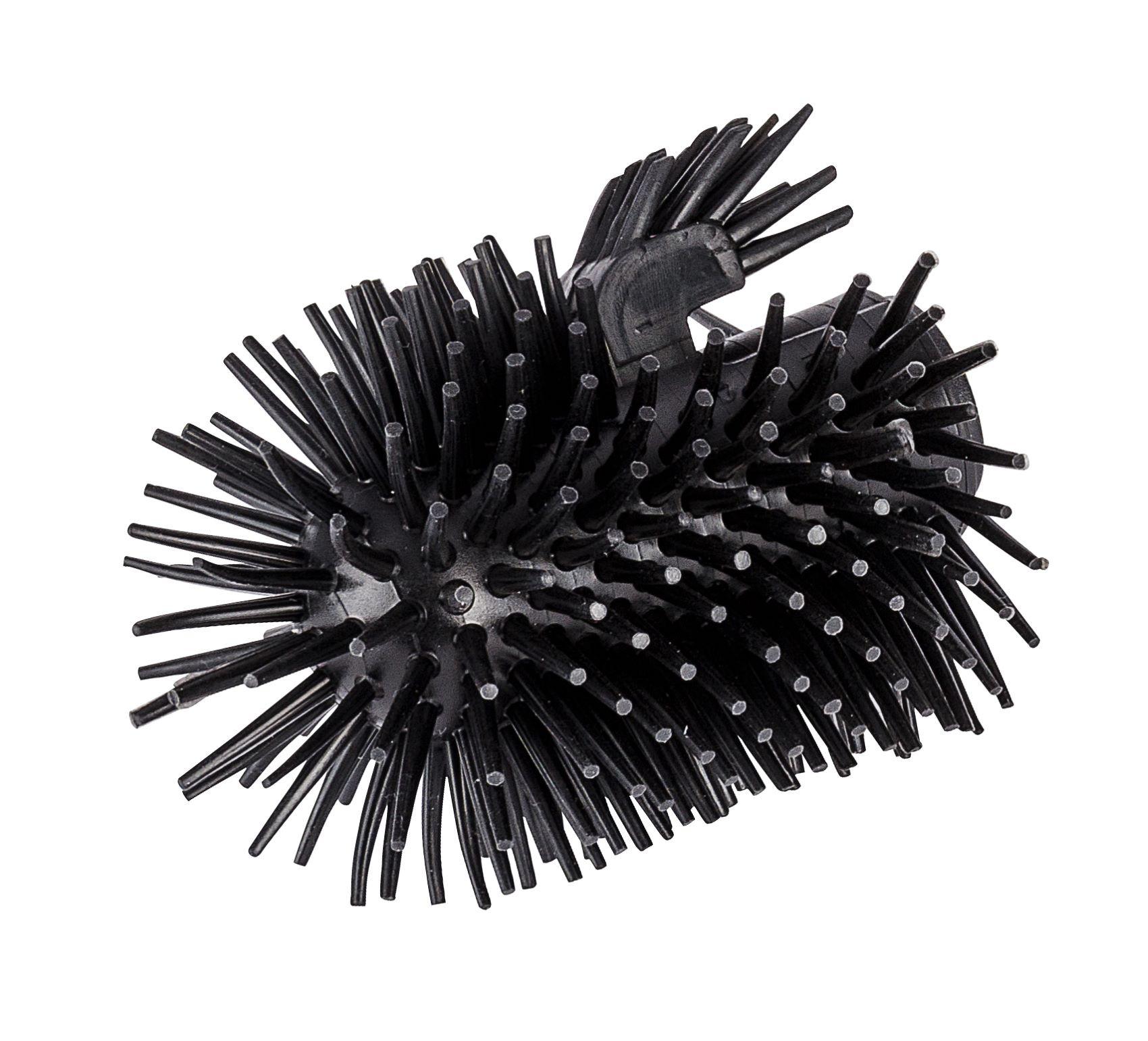Ersatzbürste Ersatzbürste Silikon 22243100 - Schwarz, KONVENTIONELL, Kunststoff (7,5cm) - Wenko