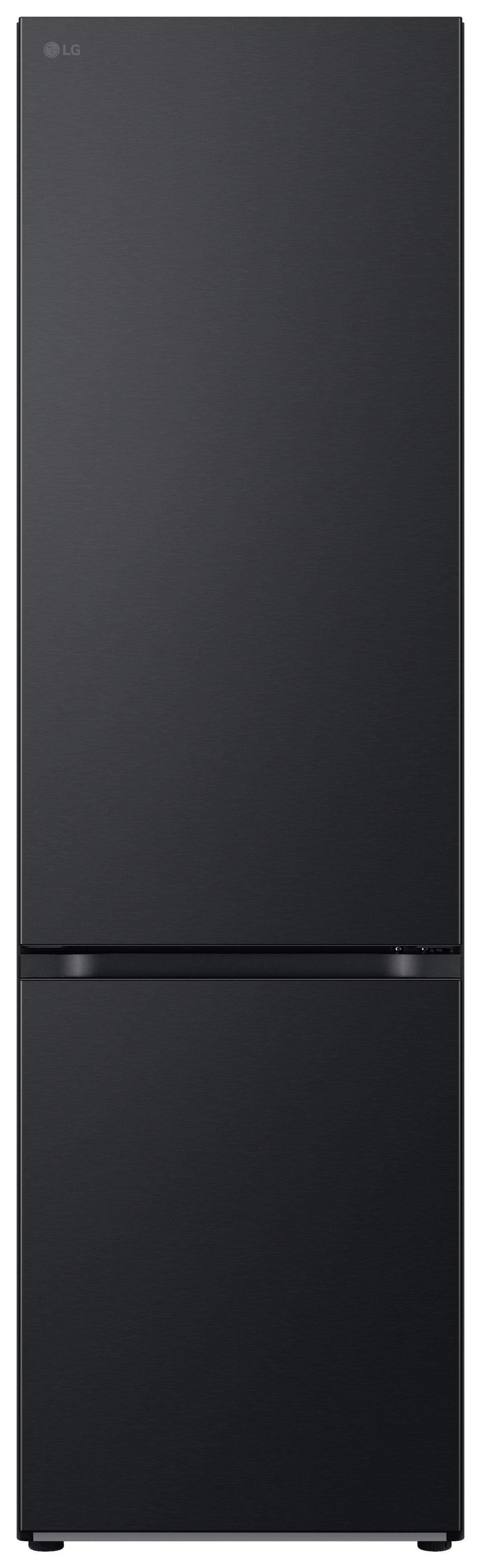 Kühl-Gefrier-Kombination Gbv7280aev - Schwarz, Basics, Glas/Kunststoff (59.5/203/67.5cm) - LG