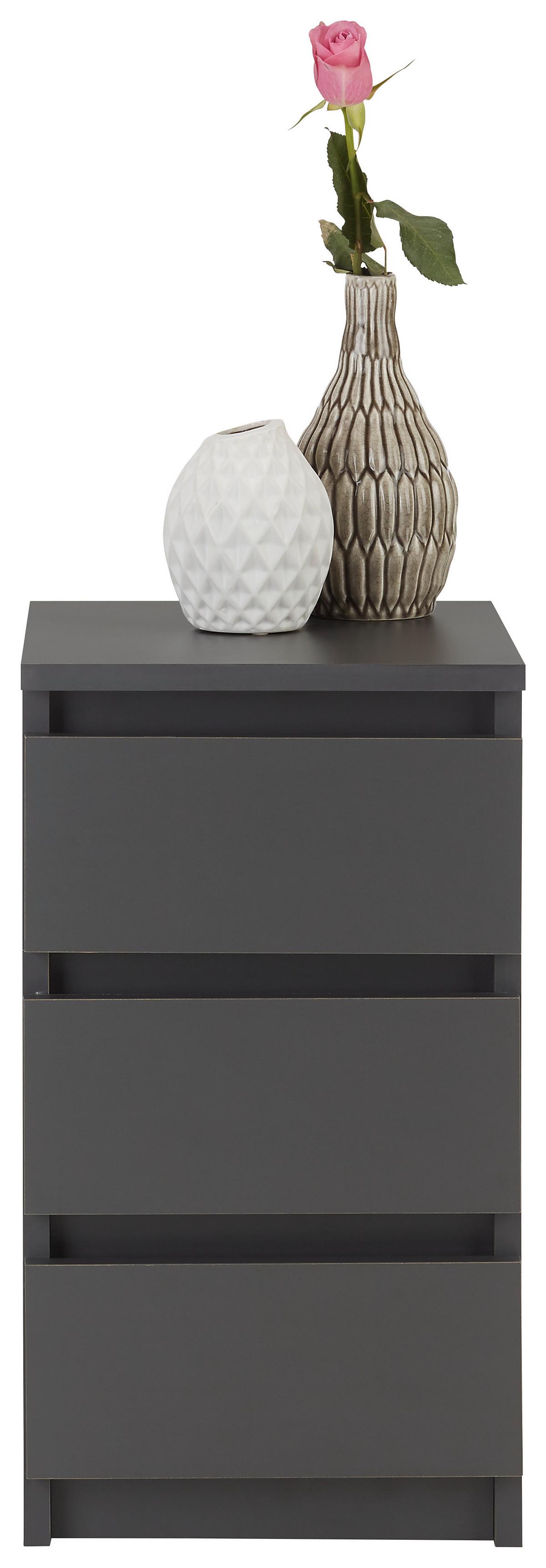 Éjjeliszekrény Ella *TOP ÁR* - antracit, Konventionell, faalapú anyag (30/55/31cm) - Best Price
