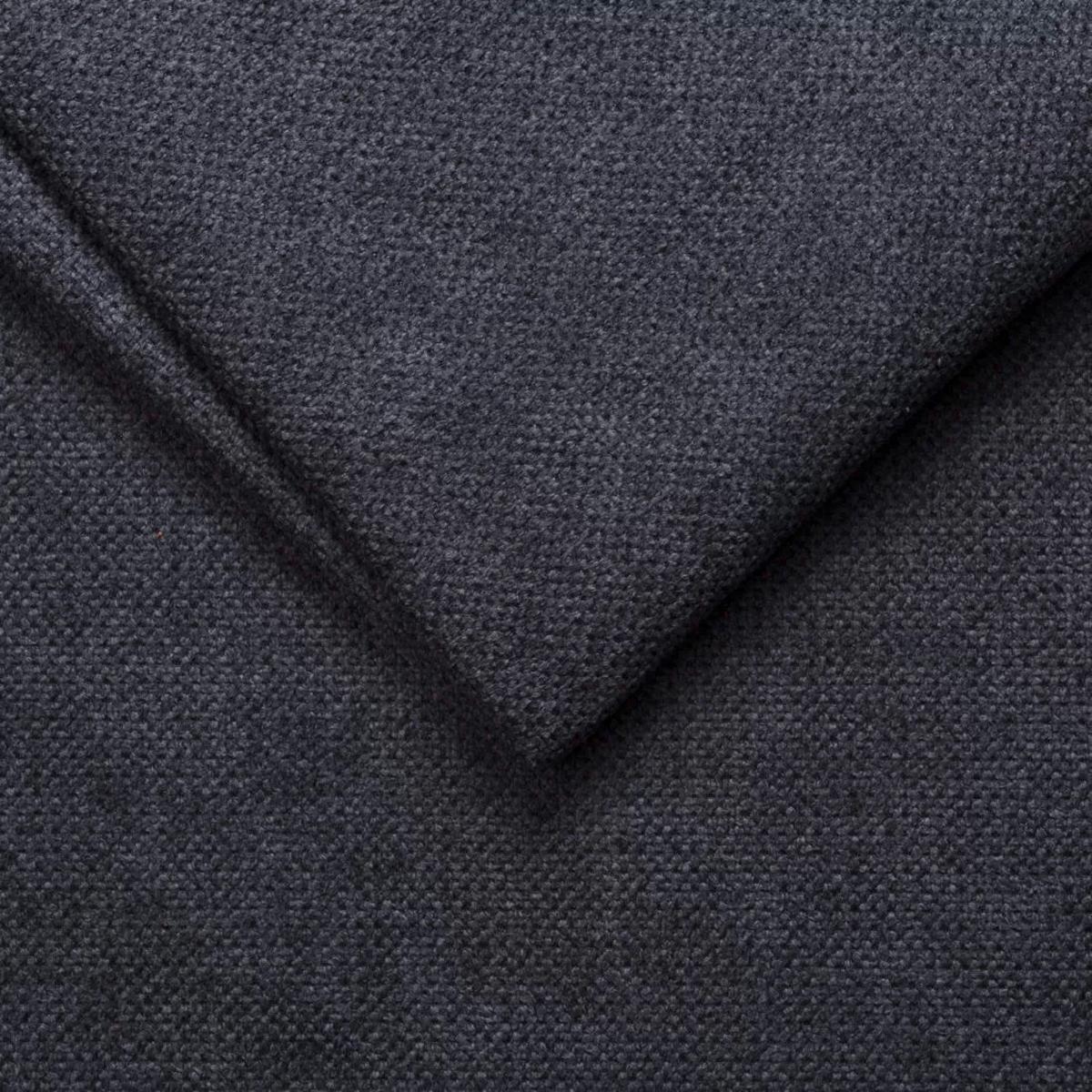 Schlafsofa mit Bettkasten Ben Dunkelblau - Chromfarben/Schwarz, Design, Holzwerkstoff/Textil (200/90/110cm) - P & B