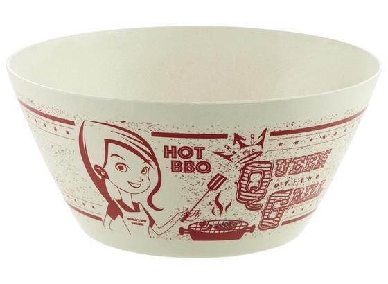 Miska Na Šalát Carmen - prírodné farby/červená, Konvenčný, drevo/plast (24/12cm) - Mömax modern living Miska Na Šalát Carmen - prírodné farby/červená, Konvenčný, drevo/plast (24/12cm) - Mömax modern living