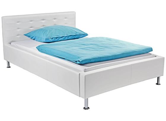 Čalouněná Postel Cardiff - bílá, Konvenční, dřevo (139/92/43/218cm) Čalouněná Postel Cardiff - bílá, Konvenční, dřevo (139/92/43/218cm)