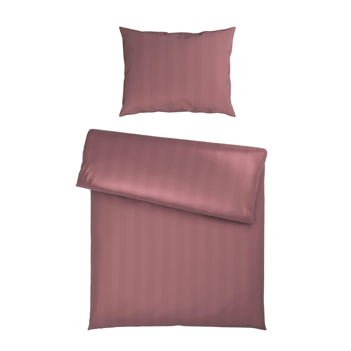 POSTEĽNÁ BIELIZEŇ XENIA STREIF - hnedofialová, Modern, textil (140/200cm) - Premium Living