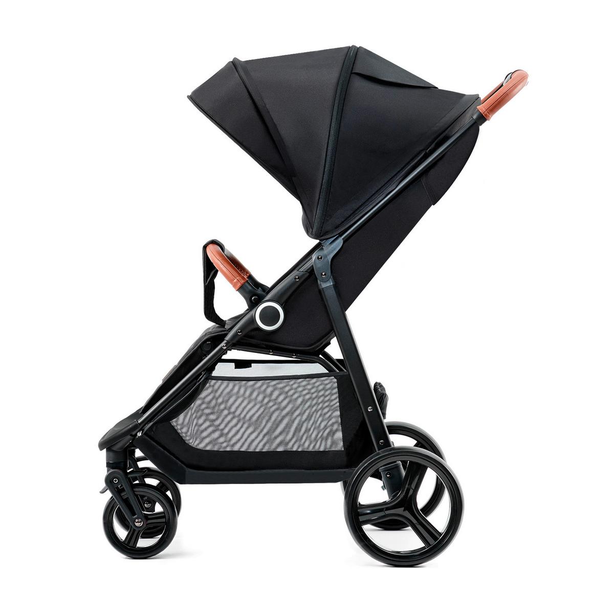 BUGGY Grande Plus Schwarz, B/H/T: 57x106x95cm - Schwarz, Basics, Metall (57/106/95cm) - Kinderkraft
