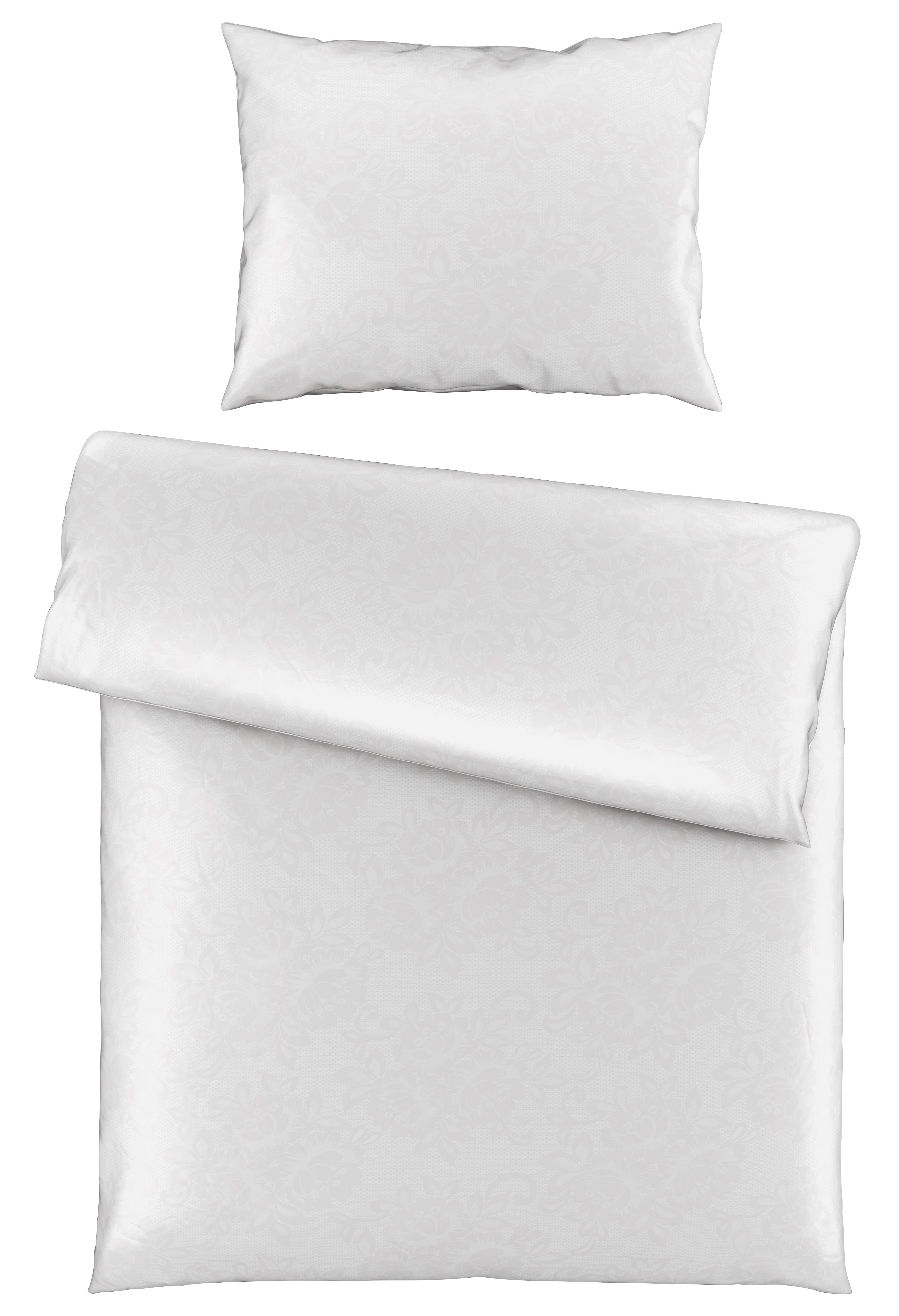 Povlečení Senta, 70/90 140/200cm - bílá, Romantický / Rustikální, textil (140/200cm) - Modern Living