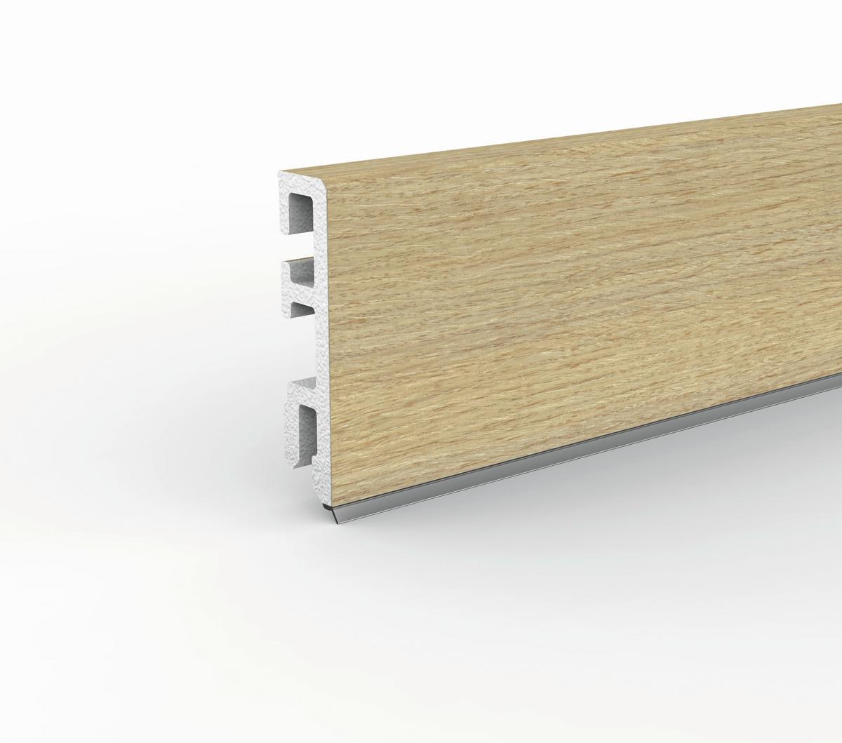 Sockelleiste Doellken Cubica60 Thiemsburg - Hellbraun, Basics, Kunststoff (250/1.3/6cm)
