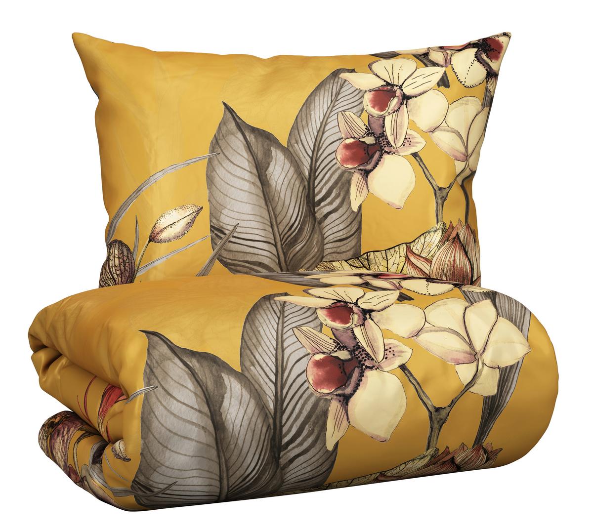 POVLEČENÍ CARTAXO, 70x90/140x200cm - žlutá, Lifestyle, textil (140/200cm) - Modern Living