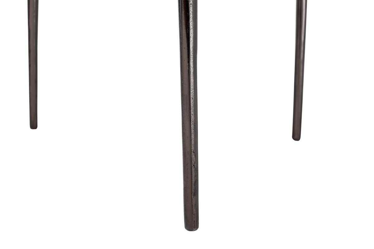 PRÍRUČNÝ STOLÍK WOOD ART 225 GOLD - čierna/zlatá, Design, kov (50/65/56cm) - MID.YOU
