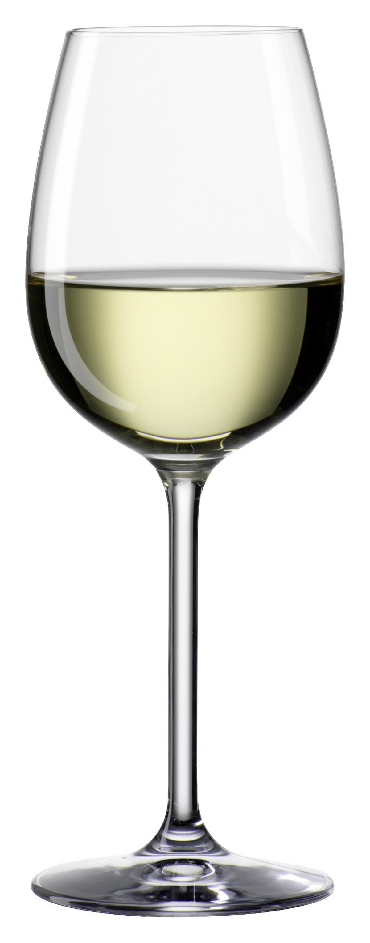 Weißweinglas Clara 6er-Set, Je ca. 320 ml - Klar, Basics, Glas (0,32l) - Bohemia