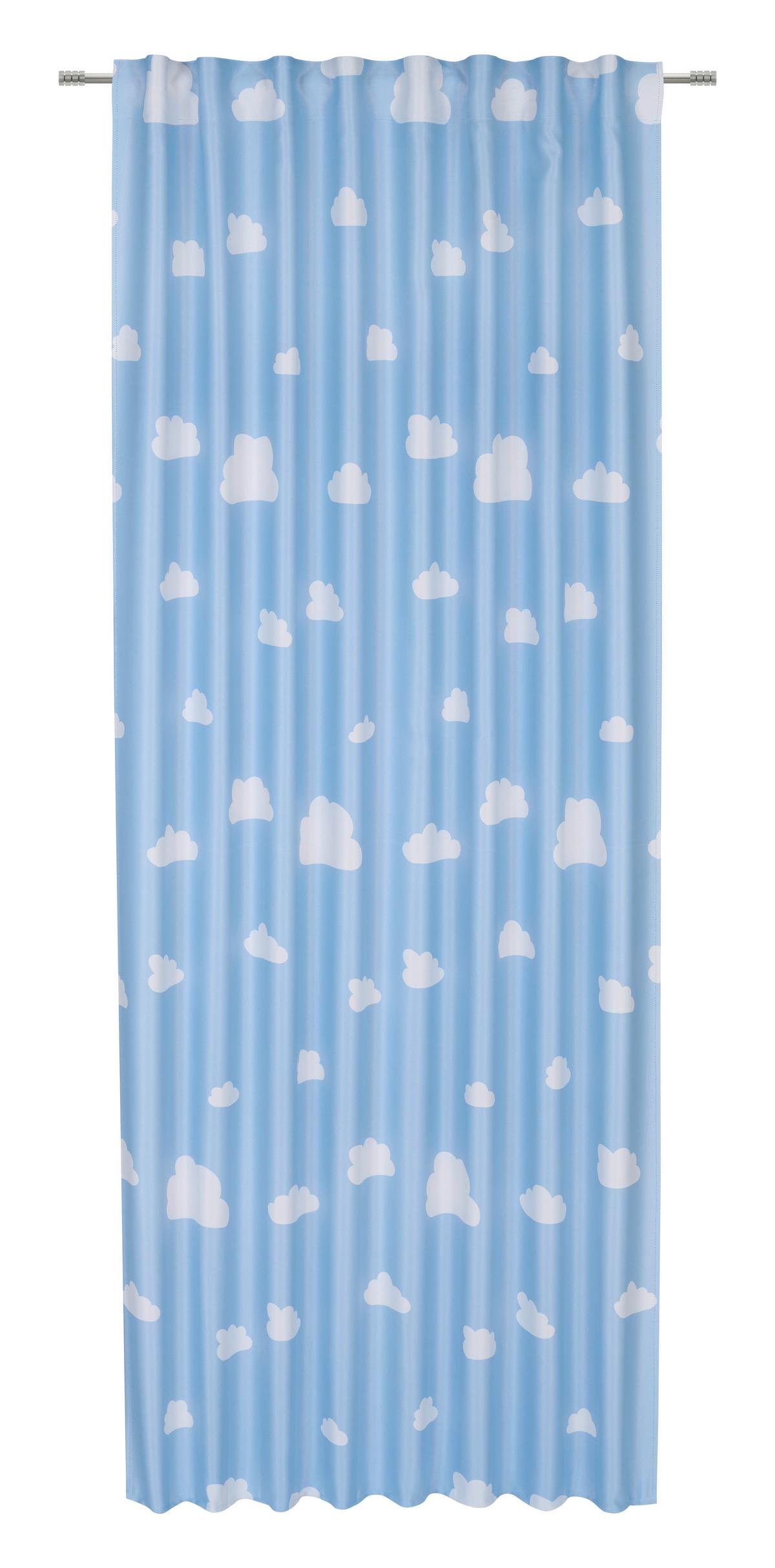 ZATEMŇOVACÍ ZÁVĚS Oscar, cca 135 x 245 cm - modrá, Konvenční, textil (135/245cm) - Mömax