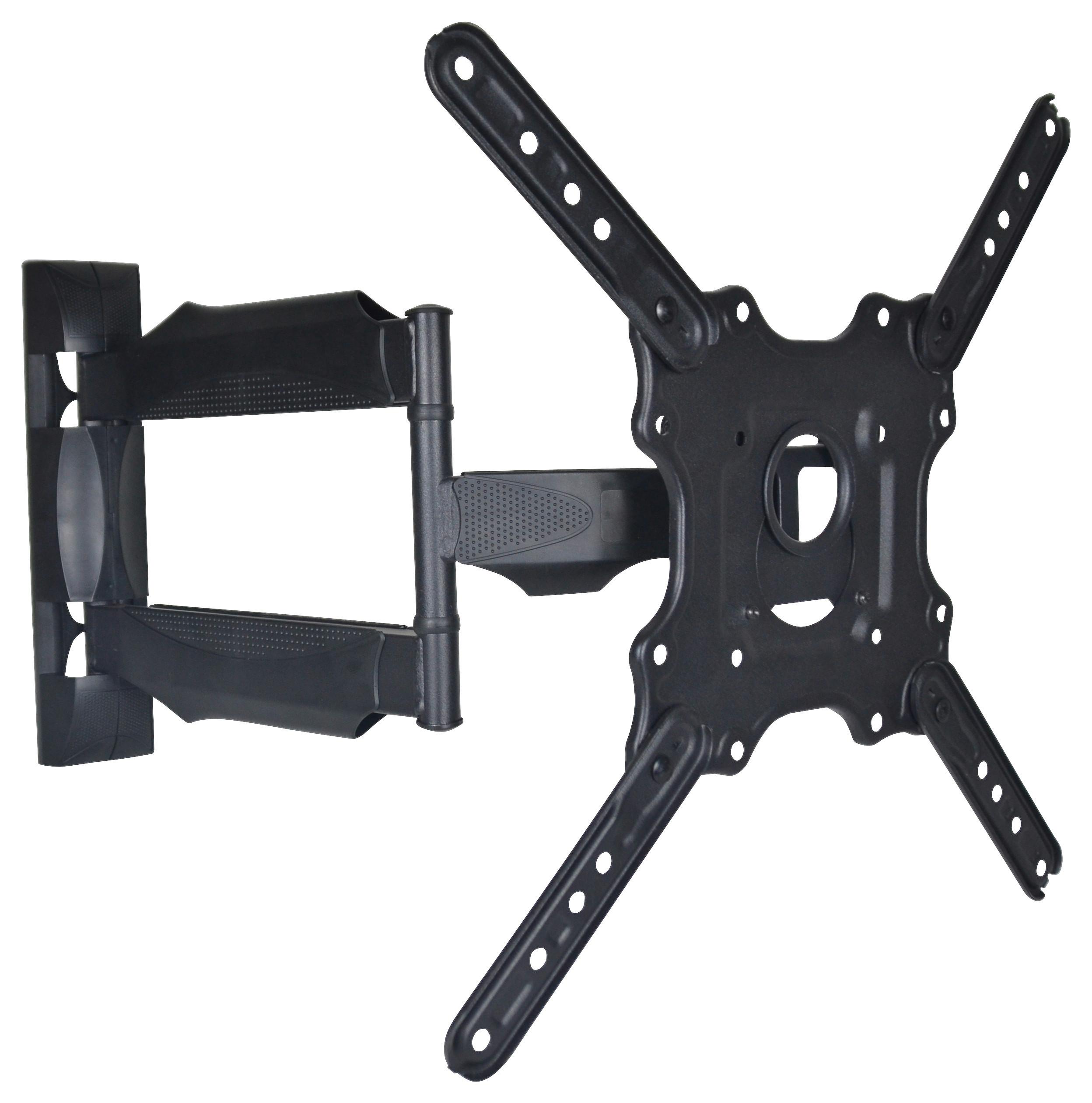 Tv-tartó Neapel - fekete, Modern, fém (40/50/40cm)
