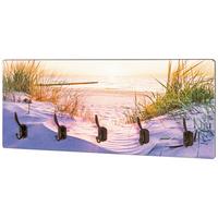 Hakenleiste Sunset B: 70 Cm Motiv Sonnenuntergang 5 Haken - Multicolor, MODERN, Holzwerkstoff (70/30/7cm)