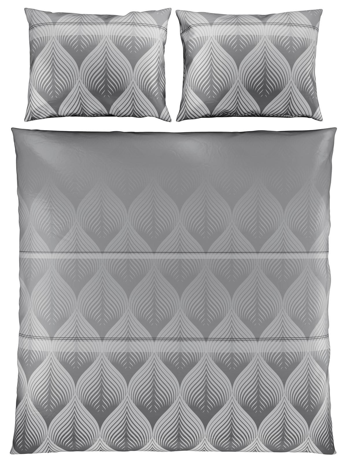 Povlečení Domps, 70/90 200/220cm - šedá, Moderní, textil (200/220cm) - Modern Living