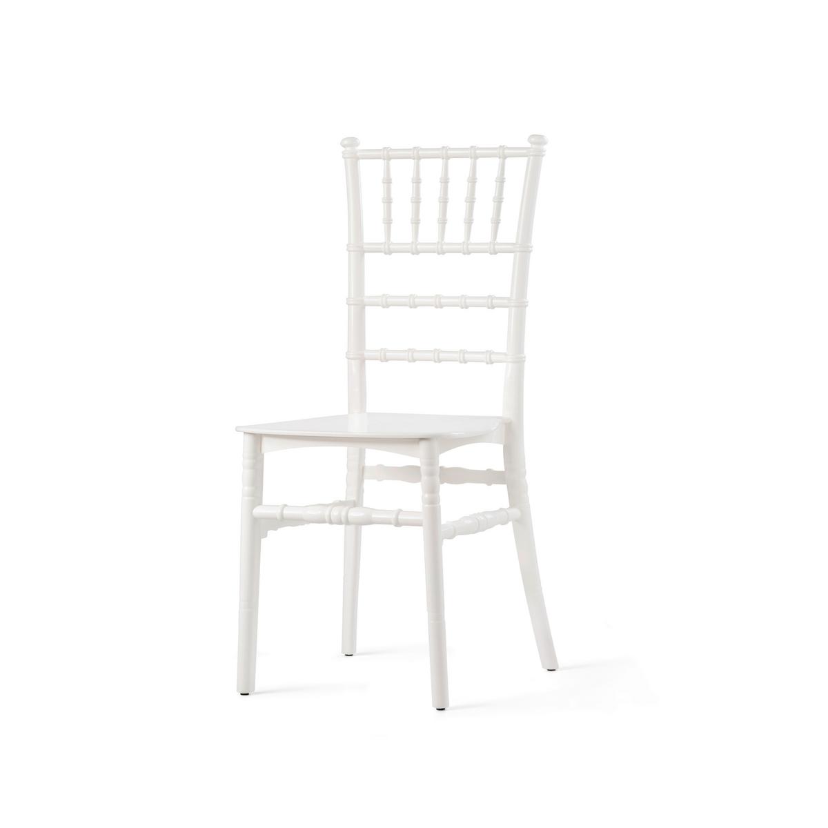 Stapelsessel Stapelstuhl Tiffany - Weiß, LIFESTYLE, Kunststoff (41/92/43cm)