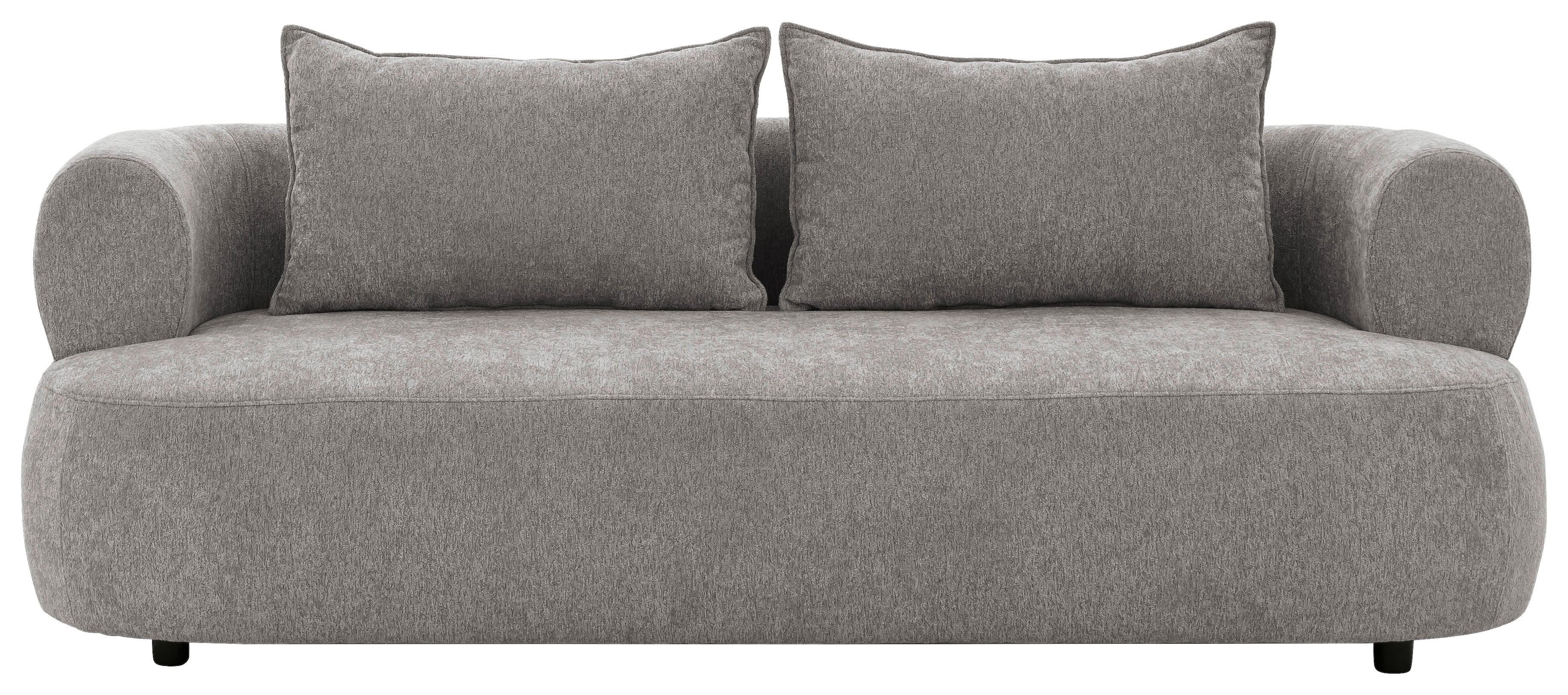 3-sitzer-sofa Ferro Grau B: 200 Cm - Schwarz/Grau, Design, Textil (200/76/96cm) - Livetastic